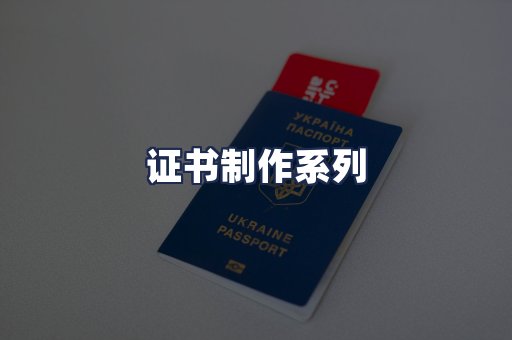 证书制作系列